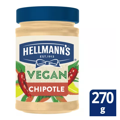 Hellmann's μαγιονέζα vegan καυτερή πιπεριά 270gr