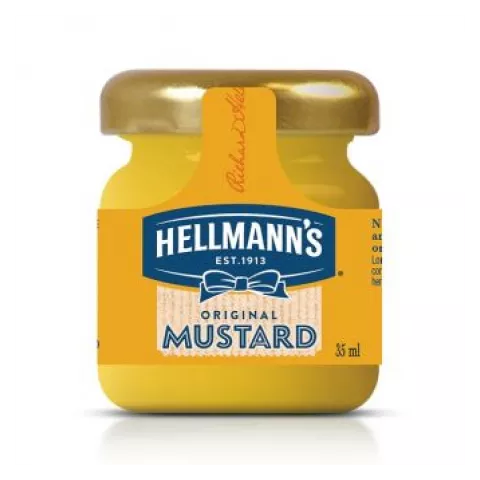 Hellmann's μουστάρδα mini βαζάκια 80x33ml