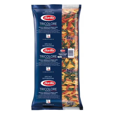Barilla penne mezze tricolore 3X5kg