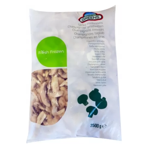 Μανιτάρια φέτες IQF 2.5kg