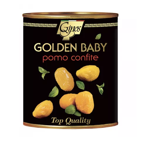 Τοματάκι golden baby confite σε λάδι Ginos 770gr