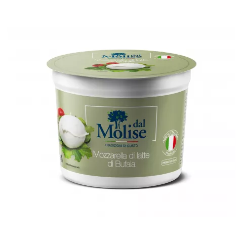 Buffalo's milk mozzarella-brick Dal Molise 125gr