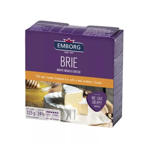 Τυρί brie Emborg Δανίας 125gr