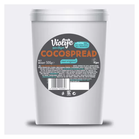 Vegan creamy cocospread Violife 500gr