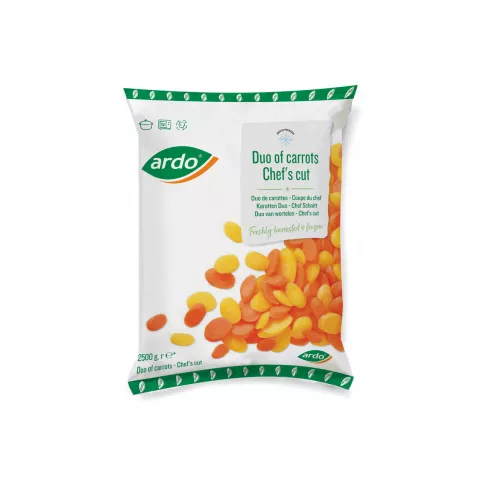 Duo of carrots chef's cut Ardo 2.5kg