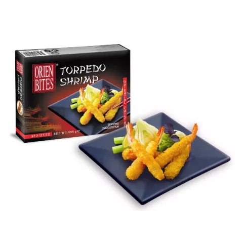 Shrimp torpedo 25gr (32pcs) Orien Bites 800gr