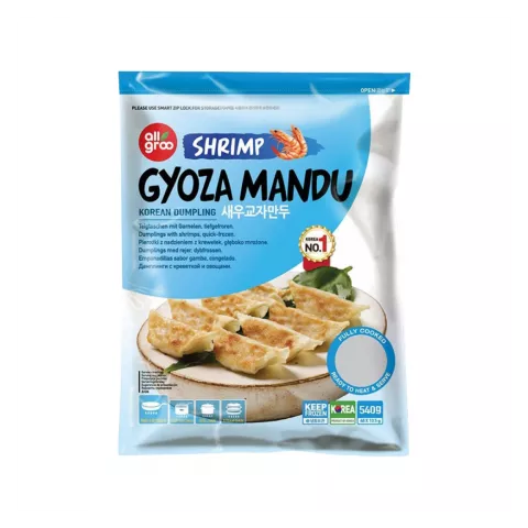 Gyoza (Mandu Korean Dumpling) with shrimp 540gr