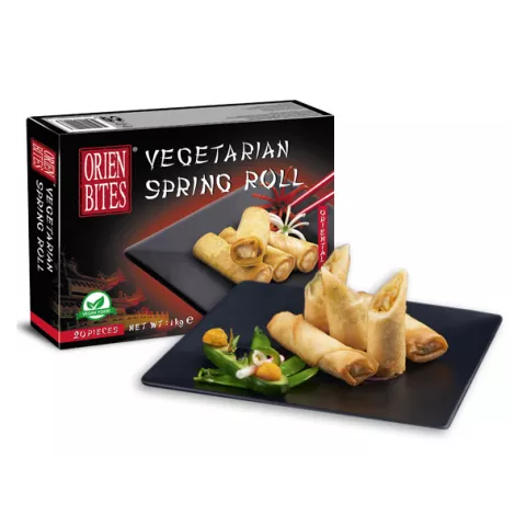 Spring roll λαχανικών 50gr (20pcs) Orien Bites 1kg