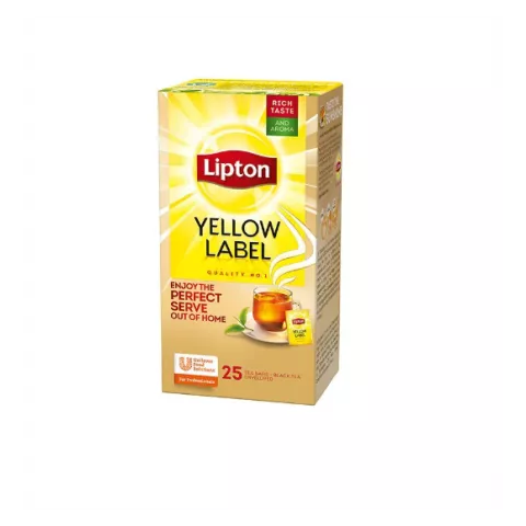 Lipton μαύρο τσάι κίτρινα φάκελα (25χ1.5gr)