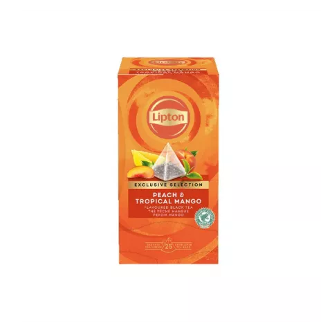 Lipton πυραμίδα premium ροδάκινο - mango (25χ1.8gr)