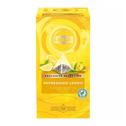 Lipton πυραμίδα premium λεμόνι (25χ2gr)