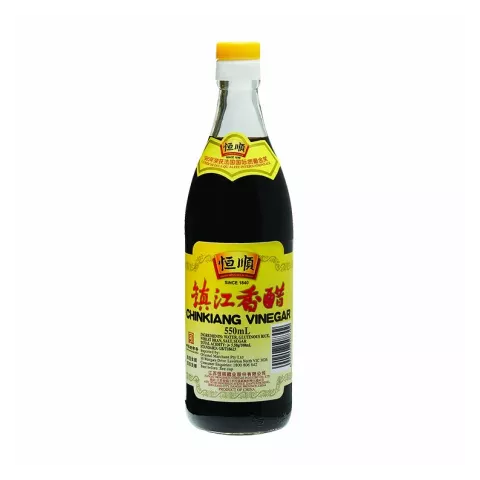Black rice vinegar (chinkiang) heng shun 550ml