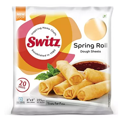 Spring roll wrappers 200mm (20shts) Switz 275gr