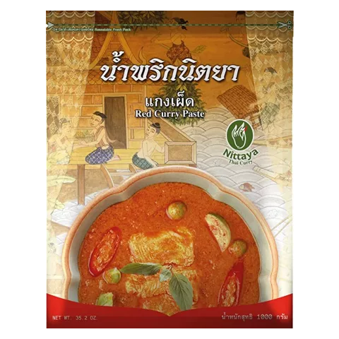 Curry paste red Nittaya 1kg