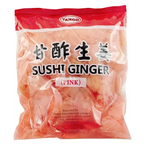 Pickled ginger sliced pink Yanco 1.5kg
