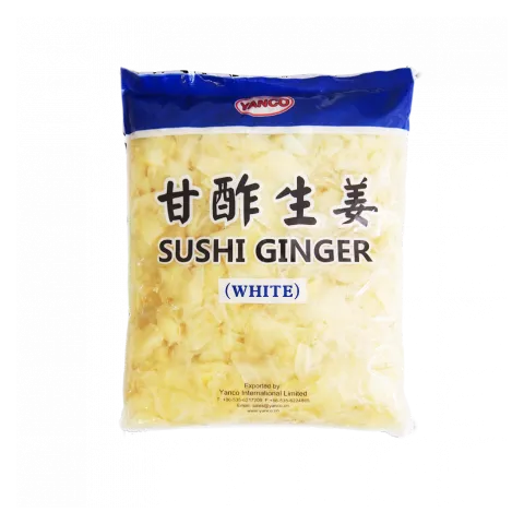 Pickled ginger sliced white Yanco 1.5kg