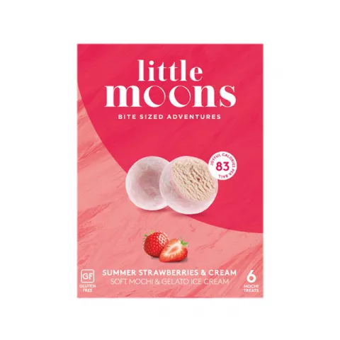 Mochi ice strawberries & cream Little Moons 192gr
