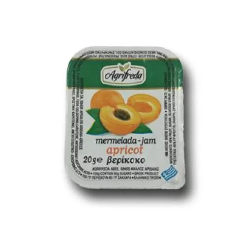 Μαρμελάδα βερίκοκο μερίδα 228χ20gr