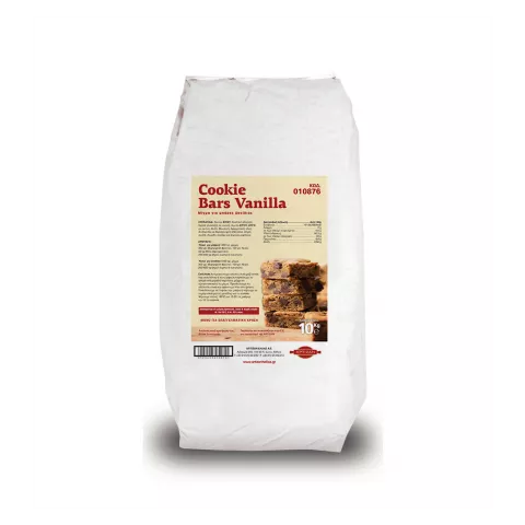 Cookie bars vanilla 10kg