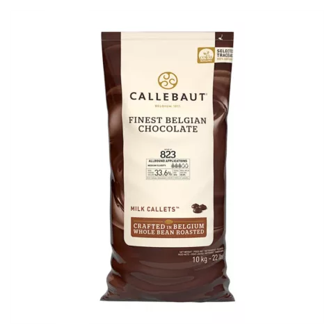 Σοκολάτα κουβερτούρα γάλακτος 33.6% callets Barry Callebaut 10kg