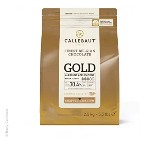 Σοκολάτα gold καραμέλα 30.4% callets Barry Callebaut 2.5kg