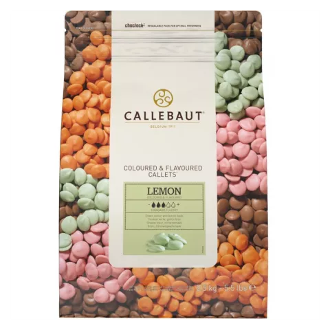 Σοκολάτα lime 27.5% callets Barry Callebaut 2.5kg
