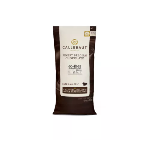 Σοκολάτα κουβερτούρα μαύρη 60.1% callets Barry Callebaut 10kg