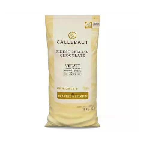 Λευκή σοκολάτα velvet 32% Barry Callebaut 10kg
