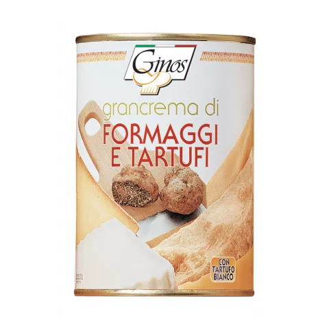 Τυρί κρέμα 4 τυριά με τρούφα Ginos 400gr