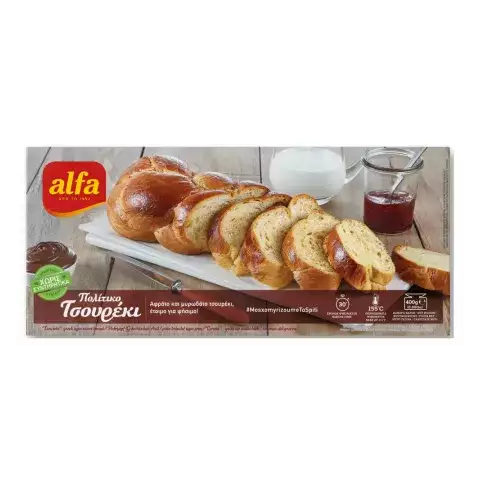 Πολίτικο τσουρέκι Alfa 9x400gr