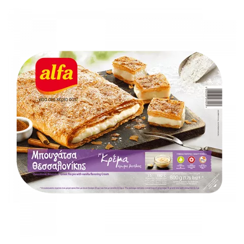 Μπουγάτσα κρέμα Alfa 30τεμ Χ 250gr
