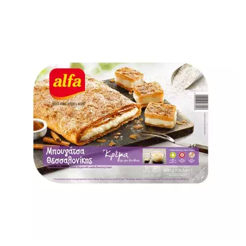 Μπουγάτσα κρέμα Alfa 30τεμ χ 210gr