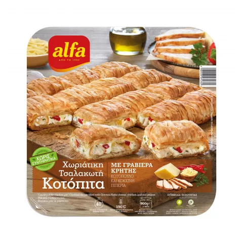 Χωριάτικη κοτόπιτα Alfa 900gr