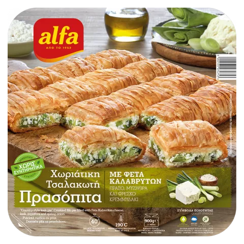 Χωριάτικη πρασόπιτα Alfa 900gr