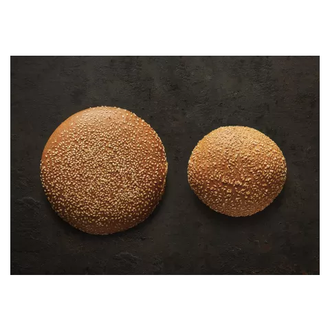 Μπριος με σουσάμι ψωμάκι για burger 30x90gr