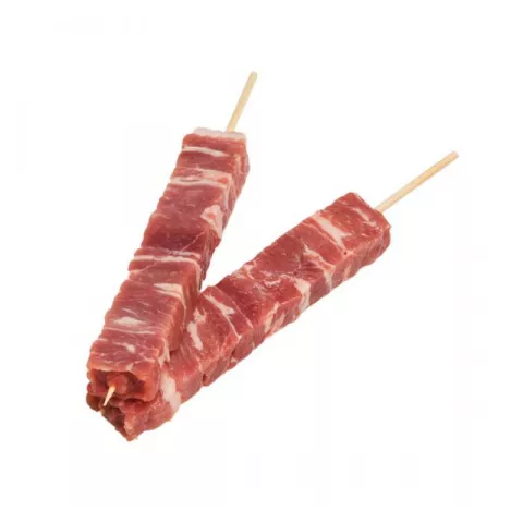 Χοιρινό σουβλάκι πλακέ (λαιμός) B.M. 90gr 6.3kg