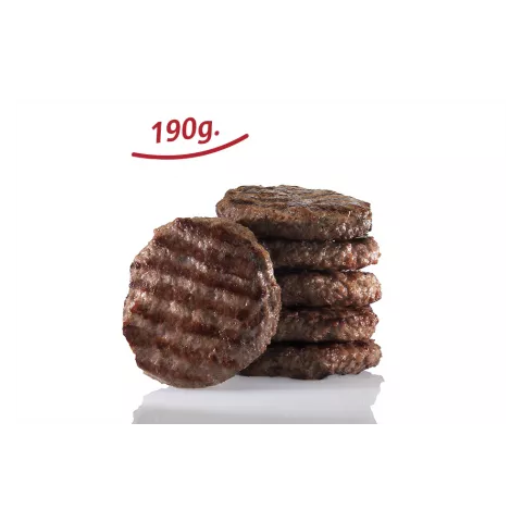 Μπιφτέκι real burger μοσχάρι 100% ψημένο Stohos 190gr