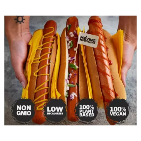 Vegan hotdog Moving Mountains (24Χ90gr) 2.16kg