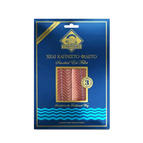 Χέλι καπνιστό φιλέτο (board) 20x100gr
