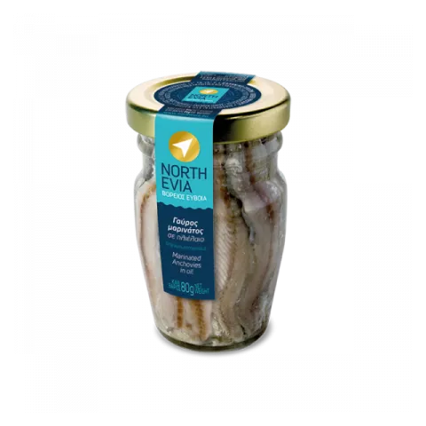 Γαύρος μαρινάτος βάζο 12x80gr