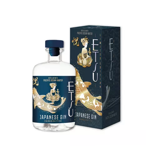 Etsu japanese gin deep ocean 70cl 45%