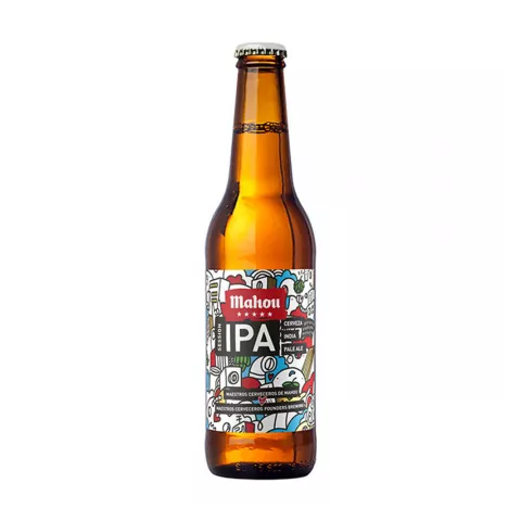 Mahou 5 estrellas ipa - φιάλη 330ml 4.5%