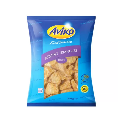 Aviko προτηγανισμένες πατάτες rostico's (hashbrown) 2.5kg