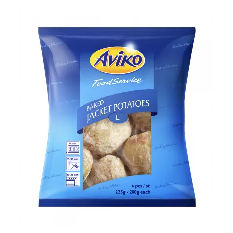 Aviko baked jacket potatoes L 2.5kg