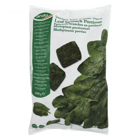 Σπανάκι φύλλο IQF Ardo 2.5kg