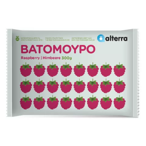 Βατόμουρο κόκκινο ολόκληρο IQF 300gr
