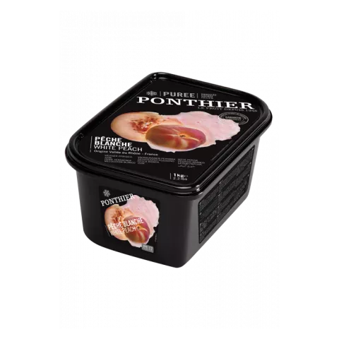 Πουρές φρούτου λευκόσαρκο ροδάκινο Ponthier 1kg