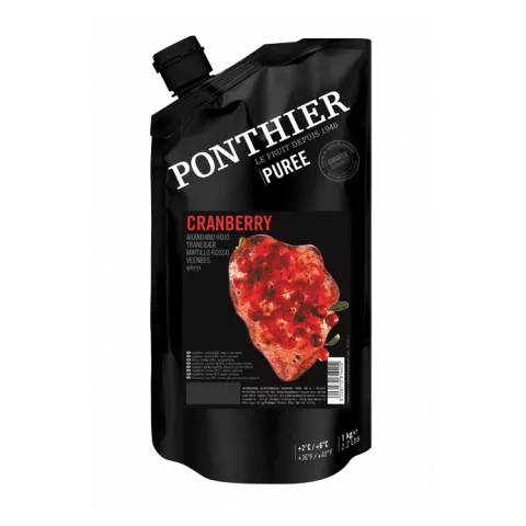 Πουρές φρούτου cranberry συντήρησης Ponthier 1kg