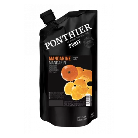 Πουρές φρούτου μανταρίνι χωρίς ζάχαρη Ponthier 1kg