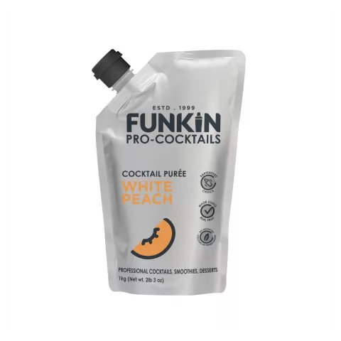 Πουρές λευκό ροδάκινο Funkin 1kg